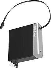 140W Retractable USB C GaN Charger Block 2 Port Fast Laptop Wall Charger