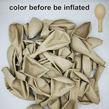 White Sand 12" Balloons (50pcs) for Baby Shower, Birthday, Wedding & Party Decor