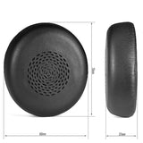 Evolve2 75 Earpads, Replacement Ear Pads For Jabra Evolve2 75 Wireless Headphones Ear Cushions Pads, Headset Earpads, Ear Cups Cover Repair Parts (Black)