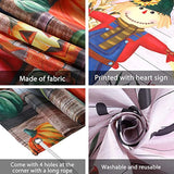 Fall Thanksgiving Party Backdrop Extra Large Thanksgiving Decorations Outdoor Yard Banners Fall Thanks Harvest Photography Backdrop Party Supplies For Autumn Decor, 72.8 X 43.3 Inch