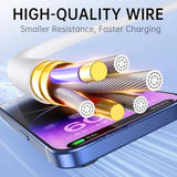 5Pack Pd Fast Charging Cable, ?Mfi Certified, 6.6Ft*5? Compatible With Iphone 14 13 12 11 Pro Max Xs Xr X 8 Plus, Ipad, Airpods, Usb C To Lightning Cable