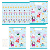 Unique Peppa Pig Party Favor Bags Pack - 16 Peppa Pig Goodie Bags, Checklist - Birthday Party Decorations, Birthday Party Supplies, Officially Licensed