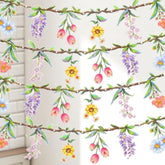 Flower Banner For Birthday Baby Shower Fairy Tale Market And Spring Party Decorations Bloom Flower Banner Party Supplies