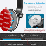 Very High Bond Sticky Adhesive, 6 Pack Dashboard Pad Mounting Disk Adhesive Replacement Kit, Double-Sided Stickers For Suction Cup Dashboard Phone Holder & Windshield Car Mount