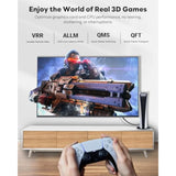 8K Hdmi 2.1 Cable 6Ft, 48Gbps Ultra High Speed Heavy Duty Nylon Braided Hdmi 2