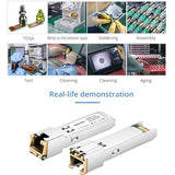 1.25/2.5/5/10G-T Sfp+ To Rj45 Transceiver, Copper Ethernet Module Compatible For Cisco Sfp-10G-T-S, Mikrotik S+Rj10, Ubiquiti Uf-Rj45-10G, Netgear Axm765, Netgear, Tp-Link, Fortinet, 30M,1 Pcs