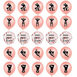 40Pcs Rose Gold Bachelorette Party Balloons, Bachelorette Party Decorations Set, Hen Party Decorations, Bridal Shower Decorations, Engagement Party Decorations Supplies Kit