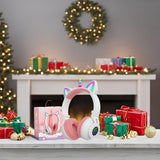 Unicorn Kids Headphones For Girls,Unicorn Bluetooth Headphones Foldable For Gi