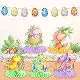 Dinosaur Honeycomb Centerpieces 9Pcs For Table Decorations Dino Baby Shower Decorations Dinosaur Party Favors Supplies Dinosaur Centerpieces For Baby Kids Girls Boys