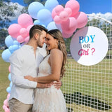 Pink And Blue Party Balloons,Pink Blue Latex Balloons 50 Pcs 12 Inch Blue And Pink Gender Reveal Party Balloons For Gender Reveal Wedding Engagement Birthday Parties Baby Shower Decoration