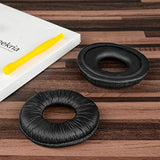 Geekria 2 Pairs QuickFit Replacement Ear Pads Compatible with Sony MDR-V150 V200 V250 V300 V400 ZX300 Headphones (Black)