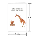 Sweet Goodbye Card, Thoughtful Friends Farewell Card, Moving Away Card, Skip Over The Part Where You Leave