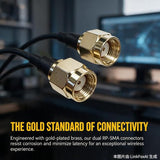 Wifi 6E 2T2R Moving Dual Band 2.4G/5G/6Ghz Antenna For Msi Mpg B460I B550I Gaming Edge/Meg Z390 Godlike Ace Pc Desktop Computer