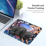Cute Anime Mouse Pad 7.87 X 9.44 In, Anime Cat Mouse Pad With Non-Slip Rubber Base And Stitched Edge For Desk Computers Laptop Office