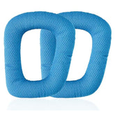 Replacement Ear Pads Compatible With Logitech G930/G430/G432/G332/G35/F450 Headphones, Replacement Ear Pads Made Of Soft Football Net Weaving And Memory Foam (Blue/Woven)