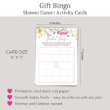 Love Is In Bloom Bridal Shower Bingo Game | Floral Wedding Shower Theme | Flower Bingo Party Cards | Set Of 24