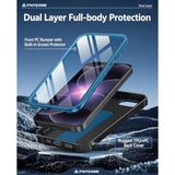 iPhone 17e Case with Built-in Screen Protector and Kickstand for iPhone 17e/16e