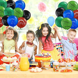 40 Pack Dinosaur Latex Balloons with Green Ribbon Birthday Baby Shower Decorations