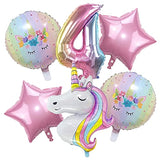 Unicorn Balloons Unicorn Birthday Party Decorations For Girls Foil Balloons Set Macaron And Rainbow Balloon Wedding Baby Shower Party Supplies (4)