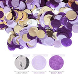 Purple Silver Confetti/Purple Birthday Party Decorations Centerpiece Table Party Decorations/Engagement Baby Shower/Wedding Purple Graduation 2026