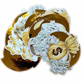 30 Pack(Swrils & Cutouts) Money Birthday Hanging Decorations Dollar Bill Cash Hanging Swirls Investment Themed Decorations For Birthday Casino Wedding Bachelorette Graduations Party Supplies