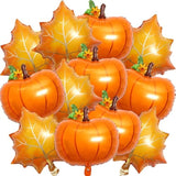 Thanksgiving Balloon Set with Pumpkin Foil Balloons for Fall Party Decorations Supplies