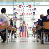 New Us Citizenship Decorations New Citizenship Congratulations Flags Banner Congratulations On Becoming A Us Citizen Banner For Oath Ceremonies Patriotic Party