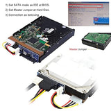 Cablecc IDE/PATA 40Pin Disk to SATA Female Converter Adapter PCBA for Desktop