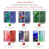 For Moto G Stylus 2025 Case: Dual Layer Protective Heavy Duty Cell Phone Cover Shockproof Rugged With Hd Screen Protector - Military Protection Bumper Tough - For Motorola Moto G Stylus 2025, Black