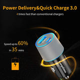 Fast Usb C Car Charger For Google Pixel 10/10 Pro/10 Pro Xl/10 Pro Fold/9/9A/8/7/6A Android Phone Plug, 48W Pd & Qc 3.0 Cigarette Lighter Adapter (Rapid Charging Type C Cable 3.3Ft Included)