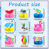 Watermelon & Flamingo Honeycomb Centerpieces: 9-Piece Summer Party Decor