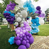Purple Balloons 18 Inch 12 Pcs Lavender Balloons Matte Purple Latex Balloon For Birthday Valentine Wedding Engagement Halloween Party Decorations