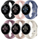 Sport Bands Compatible for Google Pixel Watch 3/4 41mm 45mm Band/Google Pixel Watch 2/1 for Women Men, Soft Breathable Bracelet Bands for Smartwatch