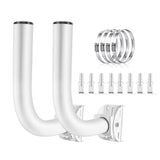 Adjustable Sturdy Universal Wireless Bridge Bracket Mount Kit, Pole And Wall-Mounted Mount For Outdoor Antenna Point To Point Ap Access Point Client Bridge Cpe (2-Pack)