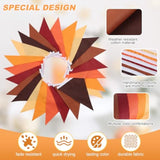 Brown Orange Yellow Pennant Banner, 33ft with 30 Flags for Fall & Thanksgiving Decor