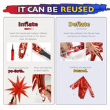 137Pcs Red Blue Yellow Green Black Balloon Arch Garland Kit With Balloons For Birthday, Carnival, Video Game Super Balloons Arch For Themed Party Decorations