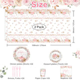 Pink Pumpkin Baby Shower Decorations: A Sweet Little Pumpkin On The Way Plates Napkins Cups Tableware Tablecloth Fall Baby Shower Decorations For Girl Serve 24