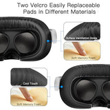 Facial Interface Face Pad Cover Compatible with Meta Quest 3S Accessories,Including 2 Pcs Face Pad Replacement,Light Pad and Lens Cover Only for Meta