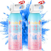 Reveal Fire Extinguisher Set -Gender Reveal Color Smoke Powder Spray - 100% Biodegradable Party Supplies- For Memorable Baby Gender Reveal Decorations & Ideas(Blue)