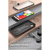 SUPCASE Unicorn Beetle Pro Series Case for Google Pixel 4A (2020 Release), Full-Body Rugged Holster Case with Built-in Screen Protector (Black)