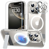 iPhone 16 Pro Case, MagSafe, Kickstand, Screen Protector, Anti-Yellow
