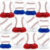 12PCS Baseball Party Decorations β Honeycomb Centerpieces for Sports Themed Party