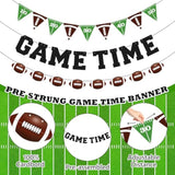 Football Party Decorations, Pre-Strung Football Banner For Sports Birthday Party Decorations