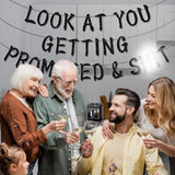 Promoted Banner, Congrats Job Promotion Farewell Party Decorations Supplies