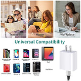 Iphone Charger Fast Charging,?Apple Mfi Certified? 20W Type C Fast Charger Block With 6Ft Usb C To Lightning Cable For Iphone 14/13/13 Pro/12/12 Pro/12 Pro Max/11/Xs Max/Xr/X,Ipad (Silver, 2P)