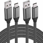 Usb C Cable 15Ft 2Pack, Extra Long Usb-A To Usb-C Cable Braided Fast Charger Cord Compatible With Sony Ps5, Samsung Galaxy S22 S21 S20 S10, Note 9 Plus, Oneplus 10 Pro, Nintendo Switch, Moto