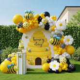 Bee Balloon Garland Arch Kit Balloon With Mylar Bee Daisy Balloons For Little Honey Birthday Party What Will It Bee Gender Reveal Baby Shower Spring Decorations