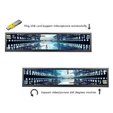 24 Inch 1920X360 Ips Stretched Wide Bar Display For Gaming Marquee Monitor Cabinet,Supermarket Shelf Advertising Monitor With Usb Video Interface