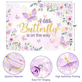Butterfly Baby Shower Decorations For Girl Purple A Little Butterfly I