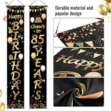 2 Pieces 85Th Birthday Party Decorations Cheers To 85 Years Banner Por
